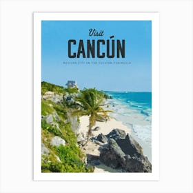 Visit Cancun Art Print