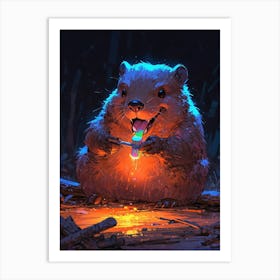 Beaver Art Print