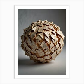 Origami Ball Art Print