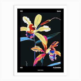 No Rain No Flowers Poster Monkey Orchid 1 Art Print