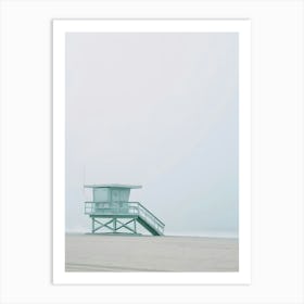 Lifeguard Tower Art Print