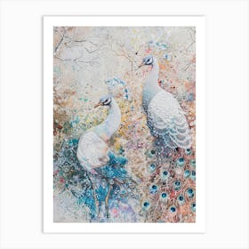 Peacocks Art Print