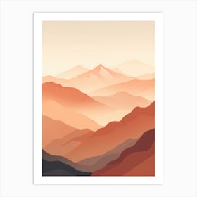 Abstract Landscape 1 Art Print