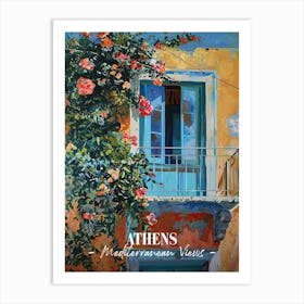 Mediterranean Views Athens 1 Art Print