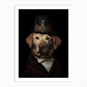 Labrador Retriever Baroque Art Print