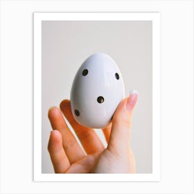 Polka Dot Egg Art Print