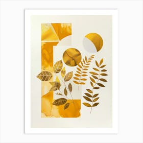 Golden Leaves 66 Art Print