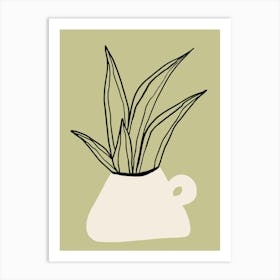 Aloe Plant Art Print