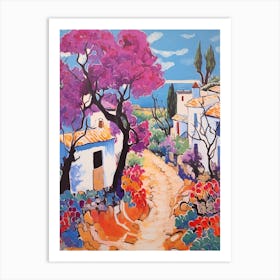 Sardinia Italy 2 Fauvist Painting Art Print