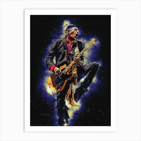 Spirit Of Keith Richards Art Print