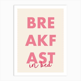 Breakfast In Bed Art Print