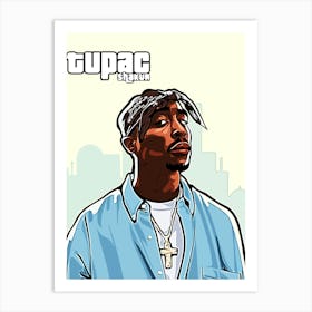 Tupac 7 Art Print