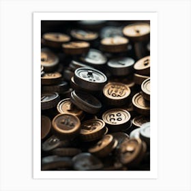 Buttons Art Print