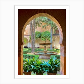 Courtyard Of The Alhambra Art Print