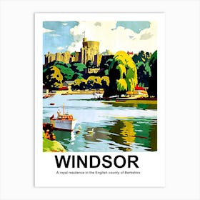 Windsor A Royal Residence In Berkshire England Art Print