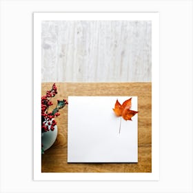 An Overhead View Of A Minimalist Still Life Art Piece On A White Border Table The Primary Subject Art Print