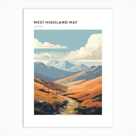 West Highland Way Ireland 2 Hiking Trail Landscape Poster Art Print