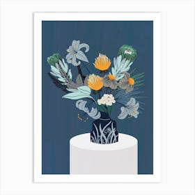Flowers For Capricorn Art Print