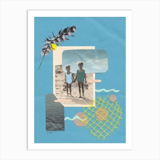 Lets Go To The Beach Like We Used To Art Print