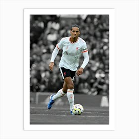 Virgil Van Dijk Of Liverpool Art Print