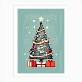 Christmas Tree Poster Art Print