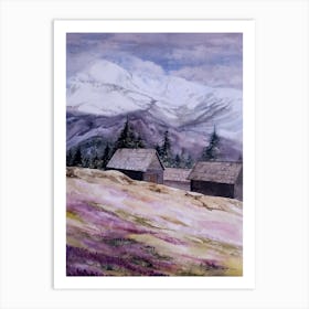 Spring In Mountains Art Print
