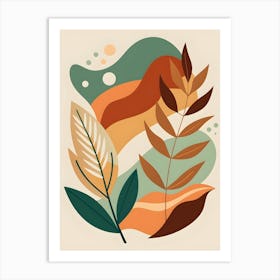 Abstract Leaves 16 Art Print