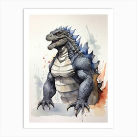 Godzilla 3 Art Print