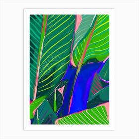 Tropical Leaves 1 Art Print