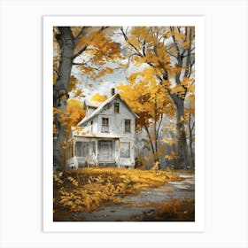 House In The Woods 10 Art Print