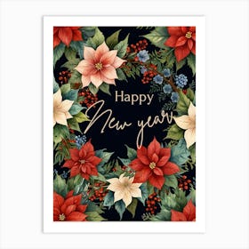 Happy New Year 5 Art Print