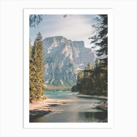 Summer Mountain Lake Art Print