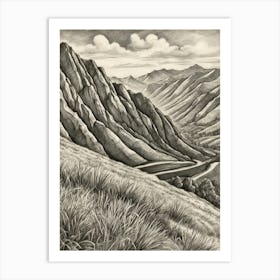 California Landscape 1 Art Print