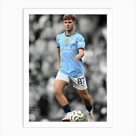 James Mcatee Of Man City Art Print