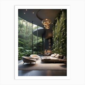 Modern Living Room 2 Art Print