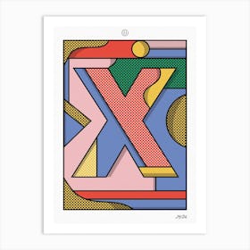 The Letter X Art Print