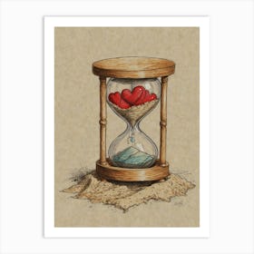 Hourglass Art Print