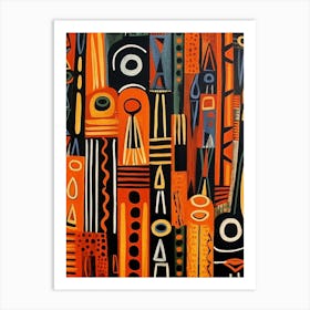 African Patterns 2 Art Print