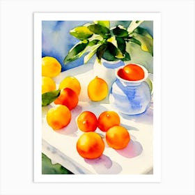 Kumquat Italian Watercolour fruit Art Print