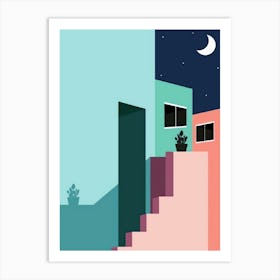 Night In The City Art Print