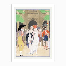 La Merveilleuse Au Palais Royal (1921), George Barbier Art Print