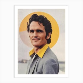 Matt Dillon Retro Collage Movies Art Print