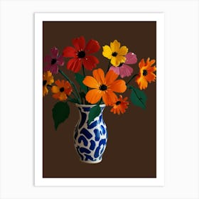 Flowers In A Vase 24 Art Print