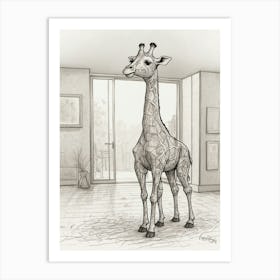 Giraffe 30 Art Print