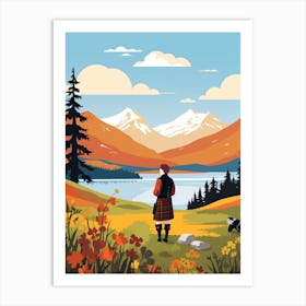 Scotland 3 Travel Illustration Art Print