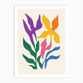 Abstract Of Flowers Art Print