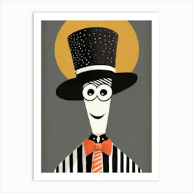 Top Hat Art Print