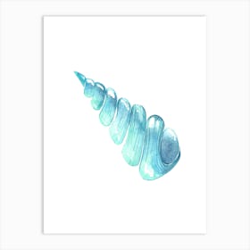 Watercolor Sea Shell 2 Art Print