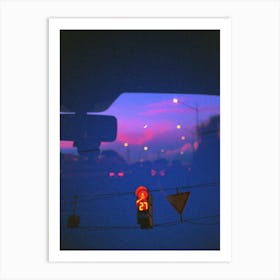 Purple Hour Art Print