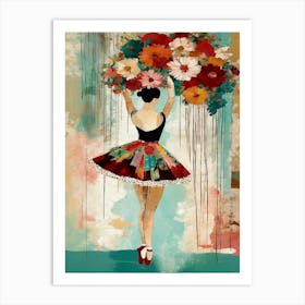 Ballerina Canvas Print Art Print